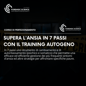 Corso Training Autogeno - Supera l'ansia in 7 passi